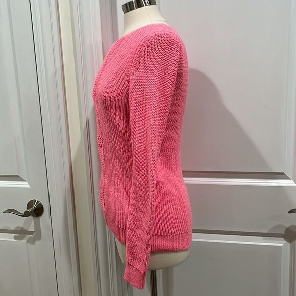 New! TALBOTS PINK SWEATER Size XS NWT - Picture 7 of 11